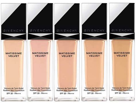 givenchy matissime foundation ingredients|Givenchy Matissime Velvet Foundation ingredients (Explained).